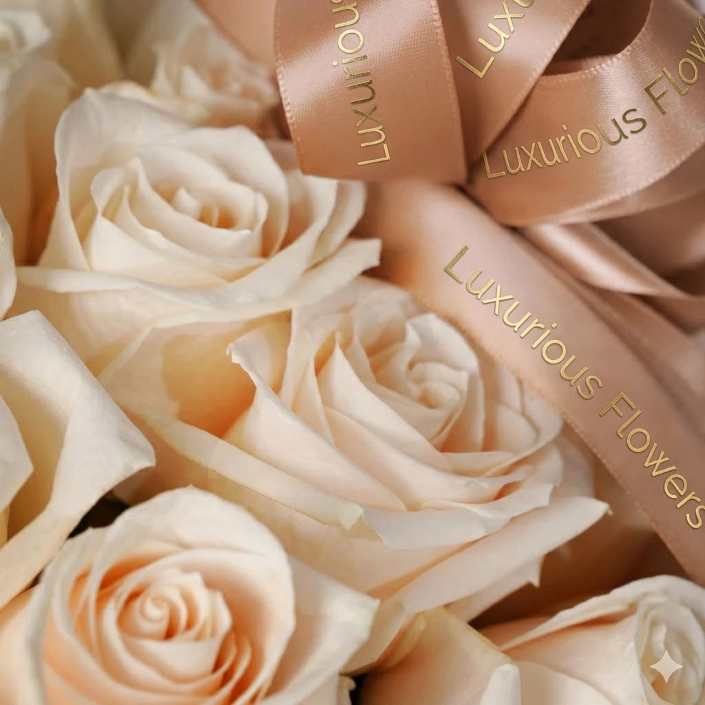 500 White Roses Basket