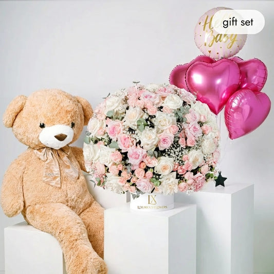 Baby Adelle Hatbox (Gift Set)