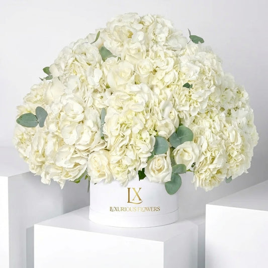 Heavenly Whites Hatbox