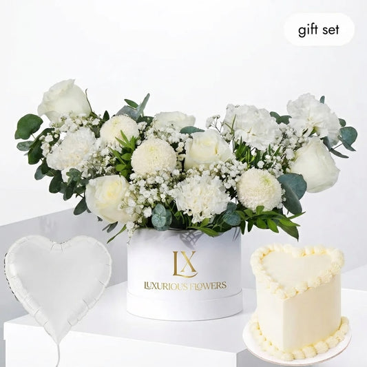 Birthday Petite Ivory (Cake Gift Set)