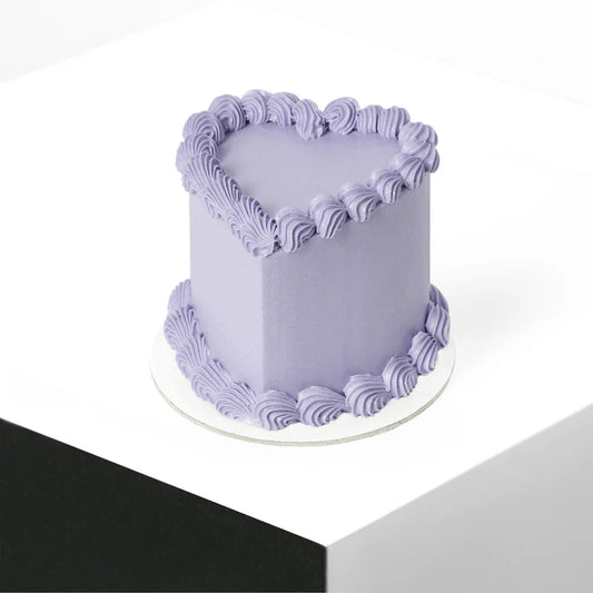 Lilac Heart Cake