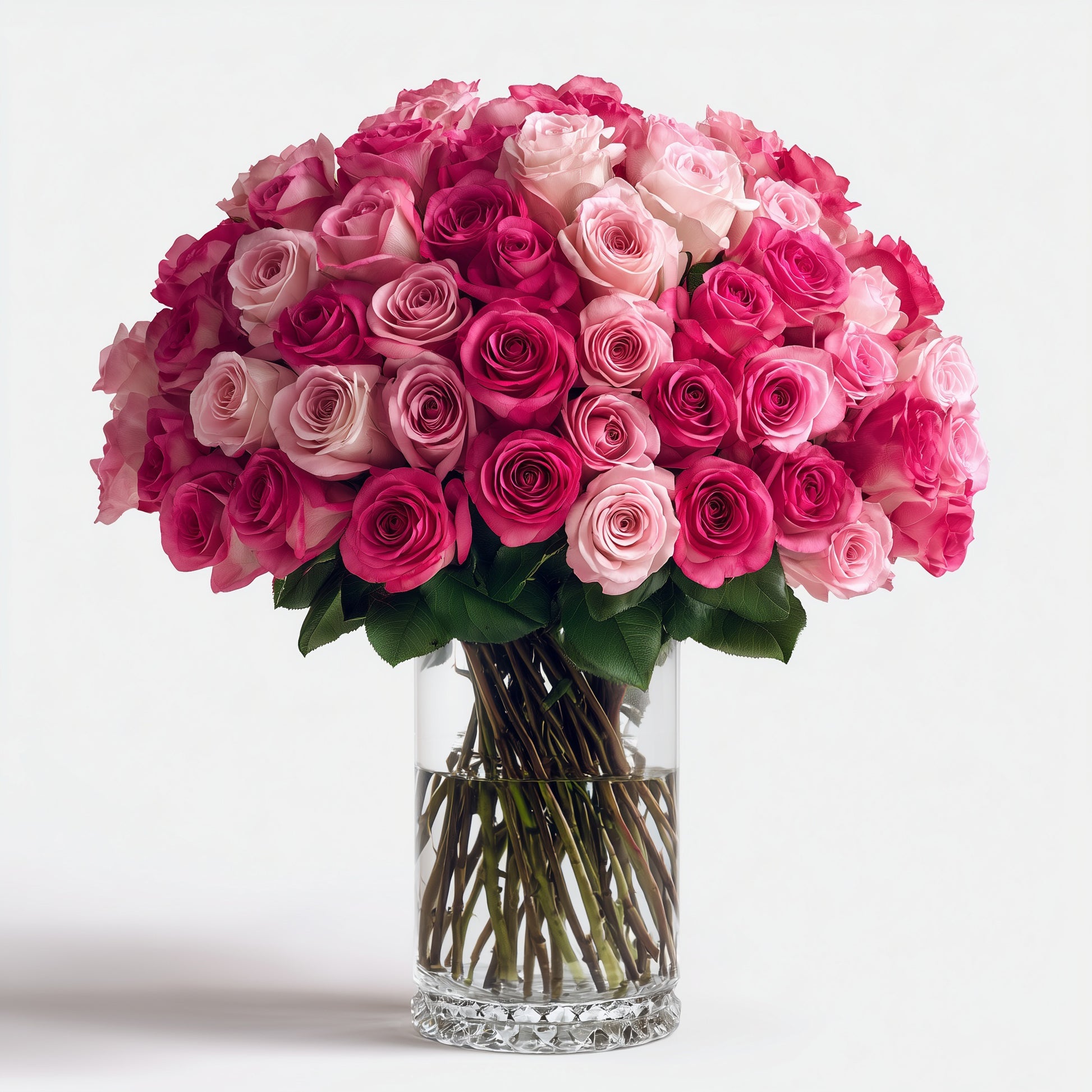 100 roses bouquet luxury arrangement Dubai