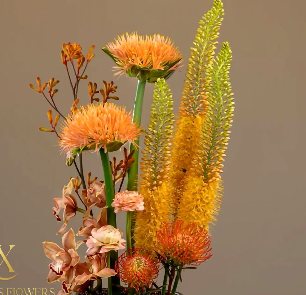 Floral Bouquet in Vase 