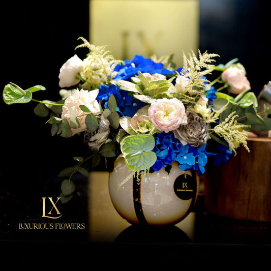 Blue the viral trend - Luxurious Flowerssimple