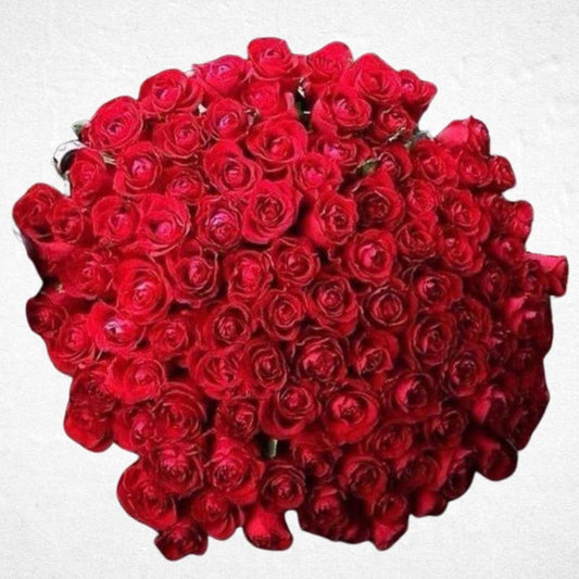 Crimson Majesty Bouquet - Luxurious Flowerssimple