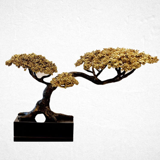 Gilded Arboreal Splendor - Luxurious Flowerssimple