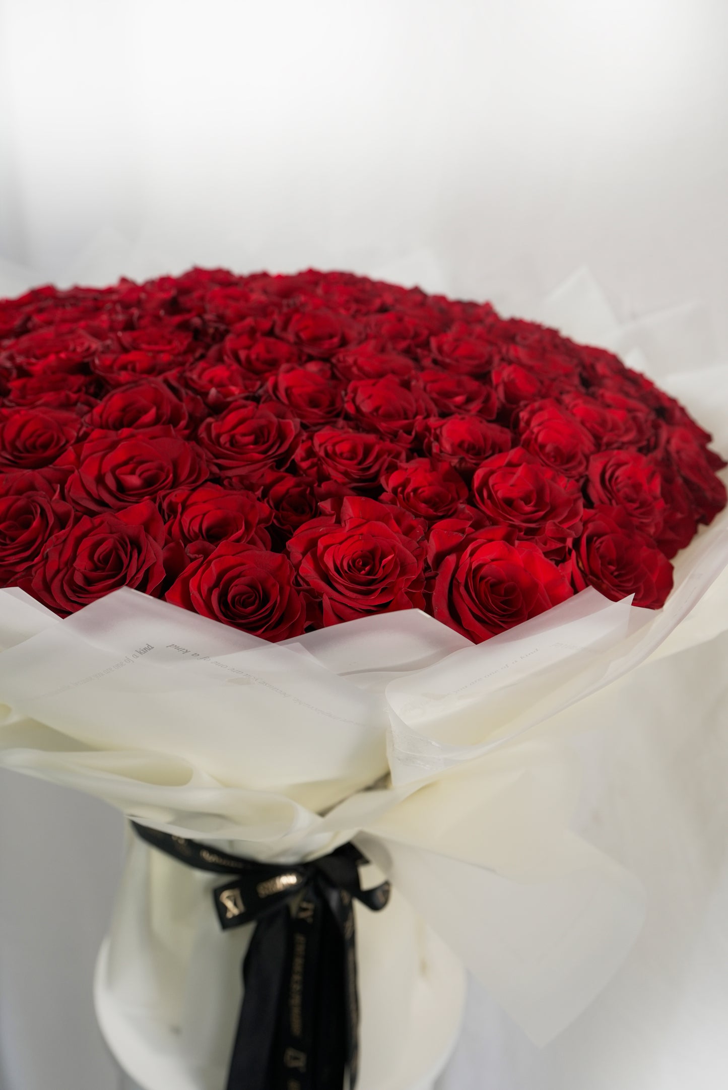 100 Premium Red Roses Bouquet