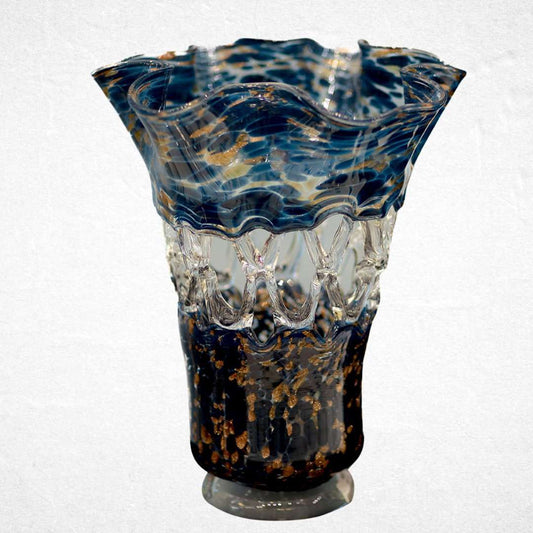 Magestic Ocean Blue Vase - Luxurious Flowerssimple