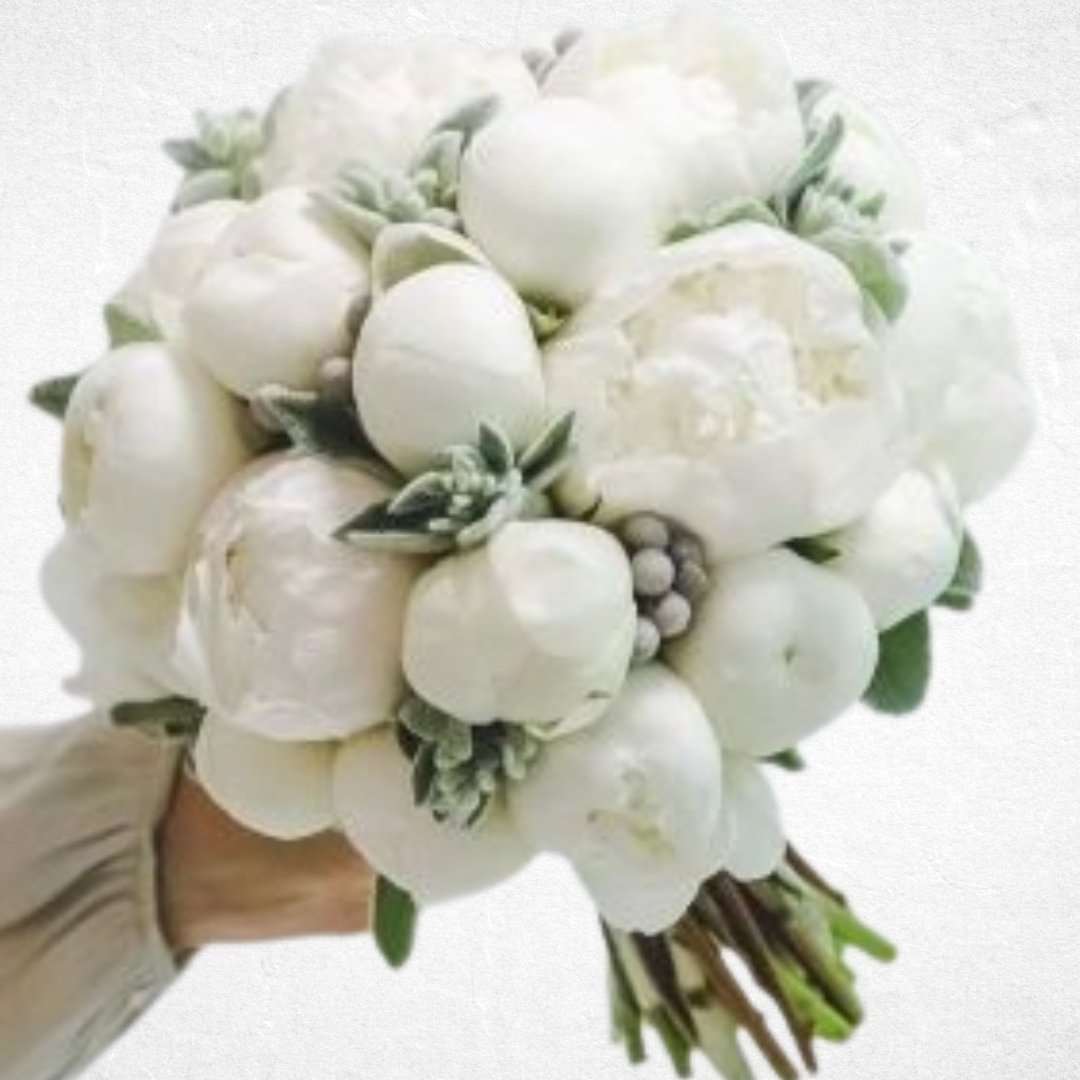 Pretty Peony Bridal Bouquet - Luxurious Flowerssimple