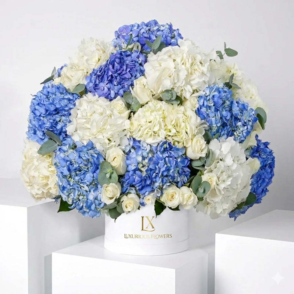 Heavenly Blues Hatbox