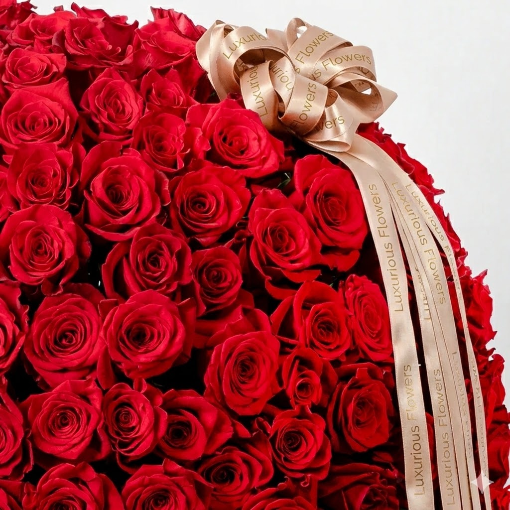 500 Red Roses Basket