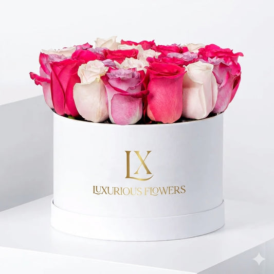 Blush Roses Hatbox