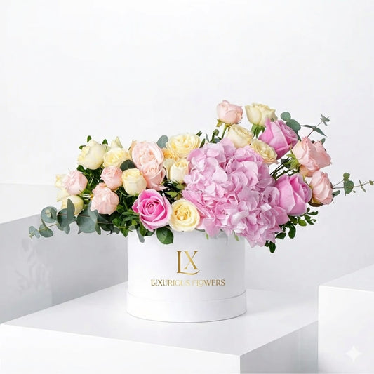 Petite Pink Florence Hatbox