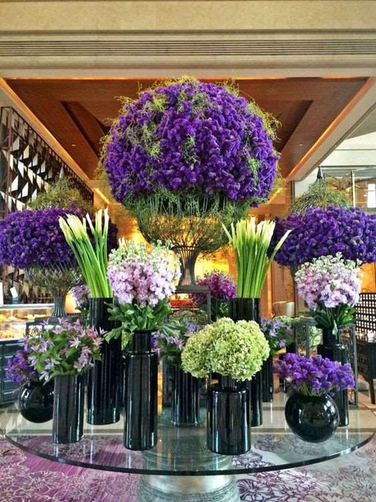 Violet Heaven Floral Arrangement - Luxurious Flowerssimple