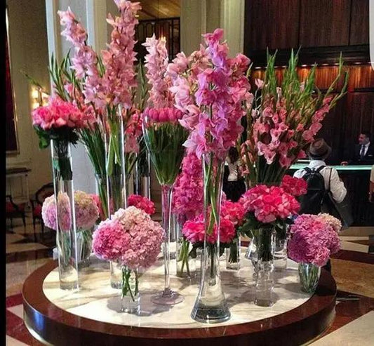 Barbie Pink Color floral arrangement - Luxurious Flowerssimple