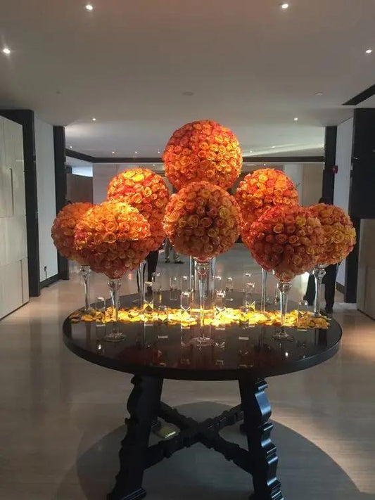 Orange Hotel decoration luxurious flower - Luxurious Flowerssimple